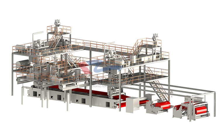 SMMS紡熔非織造布生產(chǎn)線(xiàn)